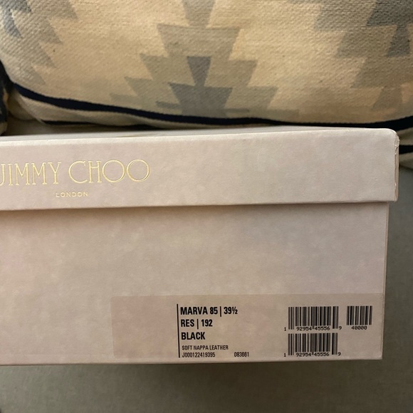 Jimmy Choo marva 85 women Boots booties soft napa leather JC Logo size 39.5 - Picture 12 of 12